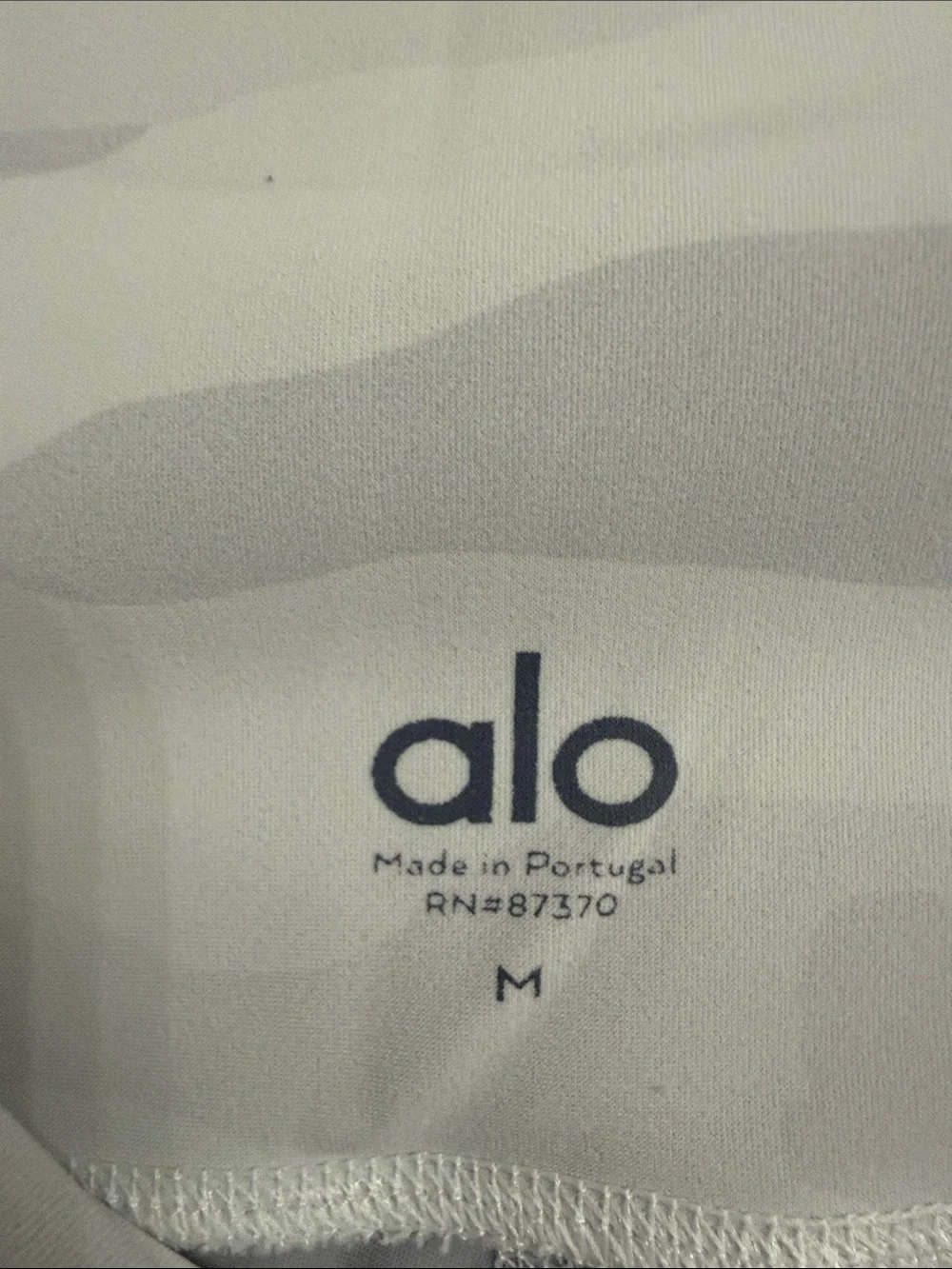 ALO Yoga Light Gray Camo High-Waist Leggings